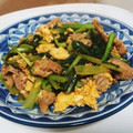 もーちゃん4645's cooksnap of when they made ✿小松菜の豚玉炒め✿.
