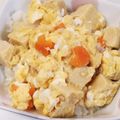 ☆ﾁｬｯﾋﾟ☆'s cooksnap of when they made リメイク♡高野豆腐の煮物で卵とじ丼.