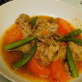 黒猫かな's cooksnap of when they made ♡トマトと豚こま肉のしょうが焼き♡.