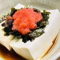 島子☆'s cooksnap of when they made 明太子と海苔の冷奴.