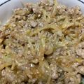 りんごポット's cooksnap of when they made 味噌でコク旨♪ひき肉ともやしのあんかけ丼.