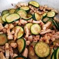 ロボット刑事's cooksnap of when they made ズッキーニと豚肉炒め.