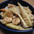 mangoari's cooksnap of when they made 海老と筍のおかかマヨ炒め。.
