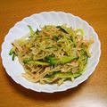 55才のおじさん's cooksnap of when they made 簡単☆ヘルシー☆もやしときゅうりのナムル.