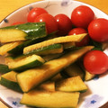 maaanch's cooksnap of when they made めんつゆとお酢で☆簡単キュウリの漬物.
