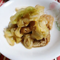 ＴＯＭＯＷＡＴ's cooksnap of when they made キャベツと油揚げのやさしぃ煮浸し.