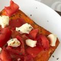 バルサミコミコ's cooksnap of when they made クリームチーズとトマトのトースト.