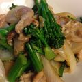 クックX034BL☆'s cooksnap of when they made 茎ブロッコリーと豚肉のオイスター炒め.