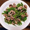 ちづるん☆'s cooksnap of when they made 簡単！砂肝とピーマンの塩炒め！.