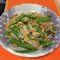 サナママ♡'s cooksnap of when they made 新玉ねぎときぬさやの炒め煮.