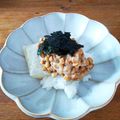 金魚のひらり's cooksnap of when they made カリカリふわっと納豆おろし餅.