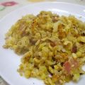 __puririn's cooksnap of when they made ベーコンとネギのチャーハン.