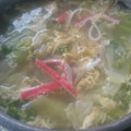 ひーしゃん♡'s cooksnap of when they made コーンとレタスのふわふわたまごスープ.
