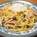 まゆみ母ちゃん's cooksnap of when they made 簡単♪きのこの和風スパゲッティ.