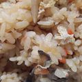にゃんこ８'s cooksnap of when they made 牡蠣飯.