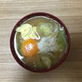 かおり♡♡♡'s cooksnap of when they made 半熟卵とたっぷりせんキャベツの満腹味噌汁.