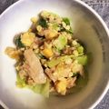 ばやし's cooksnap of when they made 納豆ツナきゃべチーズのホットサラダ.