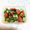 やっちょこ's cooksnap of when they made 夏にぴったり！オクラとトマトの簡単和え物.