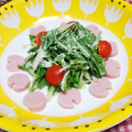 めみたん☆'s cooksnap of when they made 水菜ときゅうりのサラダ.