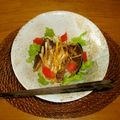 White☆Lily's cooksnap of when they made かつおのたたきとトマトの冷やしうどん.