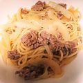 りーりー❇'s cooksnap of when they made ミンチと玉葱*シンプルミートスパゲティー.