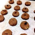 ありんこ1019's cooksnap of when they made 糖質オフお菓子★胡桃ココアおからクッキー.