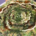 リラシャン's cooksnap of when they made 小松菜のお好み焼き.
