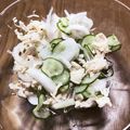 ともん22's cooksnap of when they made さっぱりヘルシー【蒸し鶏と胡瓜の酢の物】.