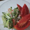 はらぺこさや's cooksnap of when they made きゅうりとかにかまの胡麻油和え.
