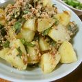 低カロ探検隊's cooksnap of when they made レンジで簡単☆鶏そぼろで和風ポテトサラダ.