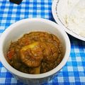 ととろ＆めい's cooksnap of when they made ごはんに冷カレー☆.