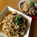 シェリーlᵒᵛᵉϋෆ's cooksnap of when they made ツナときのこの和風パスタ.