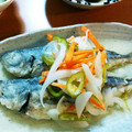 hana＊kana's cooksnap of when they made 鯵の南蛮漬け.