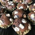 さとっちにゃん's cooksnap of when they made HMで簡単チョコマシュマロマフィン.