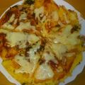 kujira1213's cooksnap of when they made ✜余った素麺deピザ風お好み焼き✜.