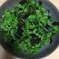 Cookみつ's cooksnap of when they made ディトックス！パクチーとワカメのサラダ.