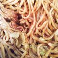 茶トラキッズ's cooksnap of when they made ソース焼きそば.