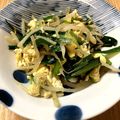 こひょ's cooksnap of when they made ☆簡単☆ニラ玉もやし炒め.
