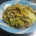 クック8D0BQL☆'s cooksnap of when they made 豚コマとキャベツの甘味噌炒め.