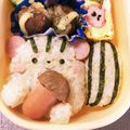 Chaaa_room's cooksnap of when they made キャラ弁☆秋に俵おにぎりのリスくん♪.