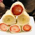 ☆Jun6☆'s cooksnap of when they made 簡単♪フルーツロールサンドタワー♡.