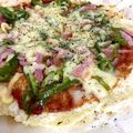 Nya6nya6's cooksnap of when they made もちもち★フライパンおからピザ.