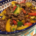 mari*'s cooksnap of when they made 胡瓜と牛肉のオイスターソース炒め.