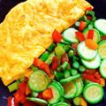 Cook★Robin's cooksnap of when they made 春夏の蒸し野菜を添えた、オムレツ♫.
