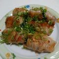 ｋｅｍｓｔａｒ's cooksnap of when they made 山芋の豚肉巻き・梅肉風味.