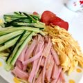 あずき312's cooksnap of when they made 暑い日はこれ‼️具タップリ！冷し中華♪♪.