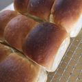 ⌘michimap⌘'s cooksnap of when they made ミニパウンド型で　ミニミニ食パン.