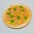 まあまま☆0403's cooksnap of when they made 魚肉ソーセージのオープンオムレツカレー味.