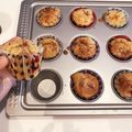 puipuigura's cooksnap of when they made いちごとホワイトチョコでマフィン.