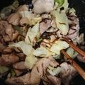 小５料理男子's cooksnap of when they made 簡単✩鶏もも肉とキャベツの塩こんぶ炒め.